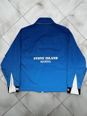 Stone Island Marina Plated Reflective Jacke Selten Größe M-L