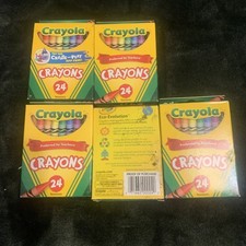 Crayola Crayons, Assorted Classic Colors, 24 Count. All 5 Boxes For One Price