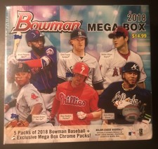 2018 Bowman Baseball Factory Sealed Mega Box Possible SHOHEI OHTANI Rookie RC?!