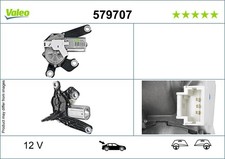VALEO Wischermotor ORIGINAL TEIL 579707 für PEUGEOT 307 SW 12V 3H 3E Break 16V