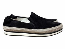 Prada Linea Rossa Saint Tropez Black Loafers Women  s Size 8 38EU 