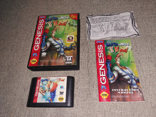Earthworm Jim Sega Genesis w/ Box, Reg Card and Manual Authentic Tested