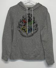 Harry Potter Hoodie Men's Medium Gray