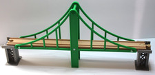 16" Suspension Bridge With Wood Track, Thomas/Brio/Chuggington Compatible
