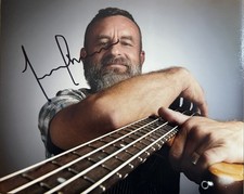 JUSTIN CHANCELLOR SIGNED 8x10 PHOTO TOOL GUITARIST AUTOGRAPH AUTHENTIC COA