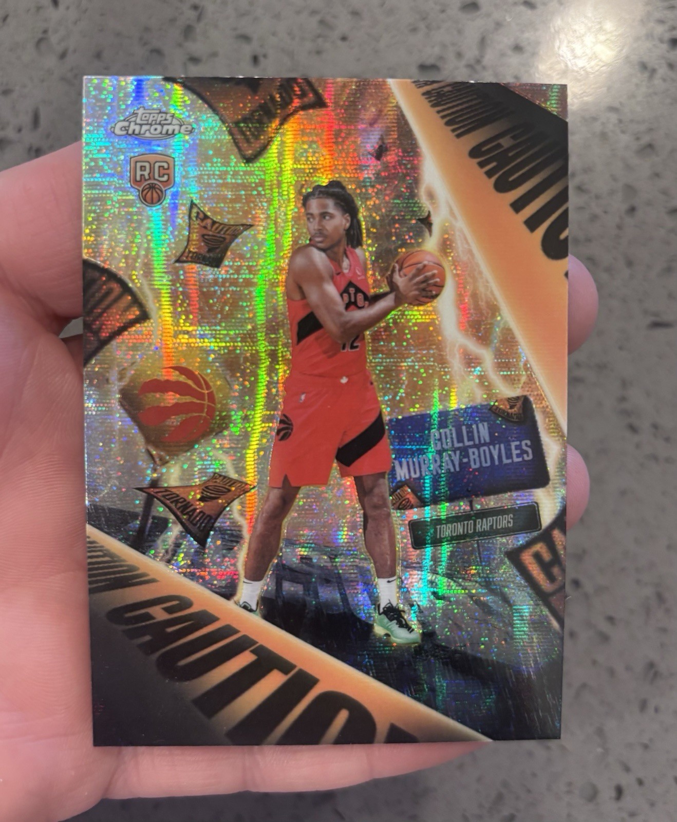 2025-26 Topps Chrome Collin Murray-Boyles Advisory Caution SSP Rookie RC