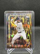2025 Topps Chrome Gilded - Jackson Chourio  RayWave Refractor /25