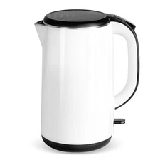 YSSOA Electric Kettle 1.8L Double Wall 304 Stainless Steel Interior BPA-Free ...