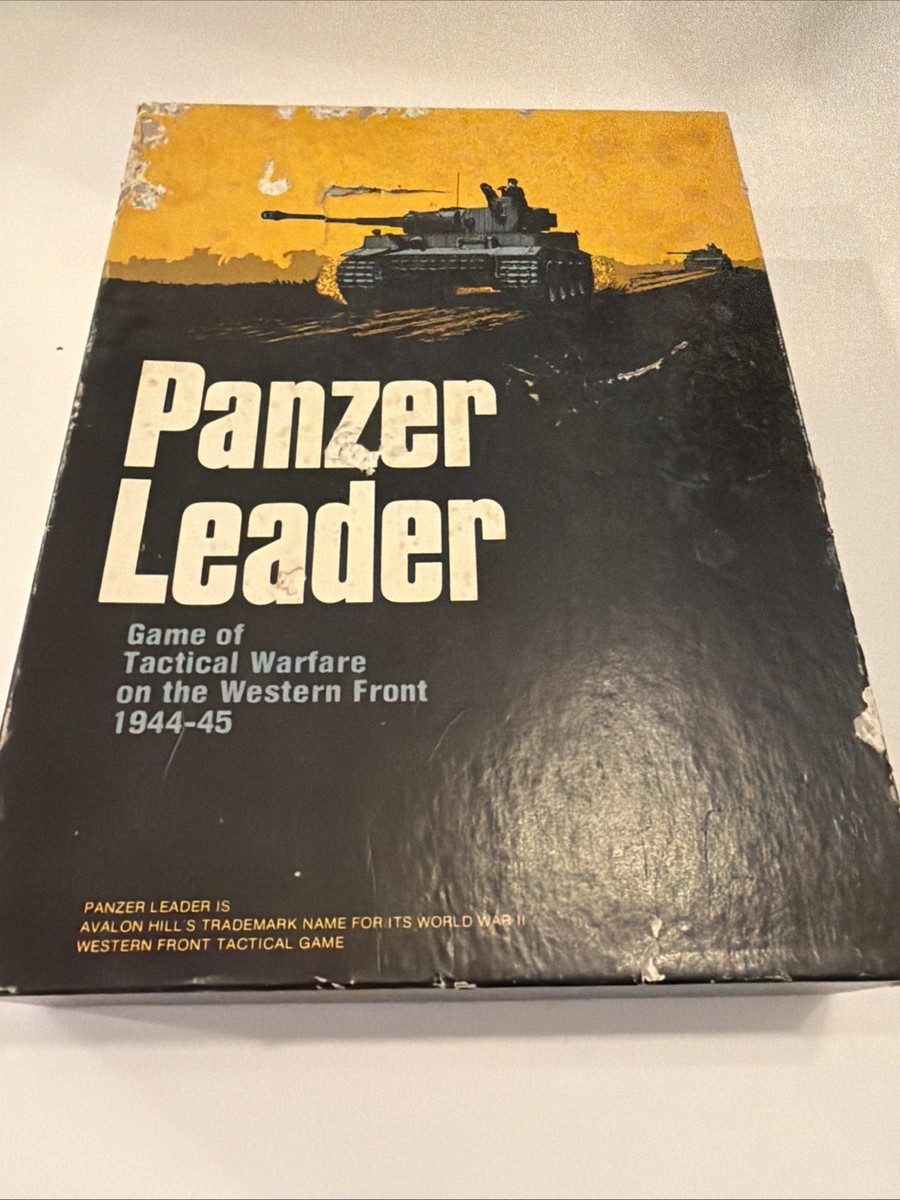 Vintage Panzer Leader – Avalon Hill Bookshelf WWII Strategy Game