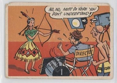 1957 Topps Goofy Series Postcards No Miss Devere you don't understand! #54 0s4
