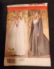 Simplicity Pattern 1551 SZ KK 8-14 Princess Costume Andrea Schewe Uncut