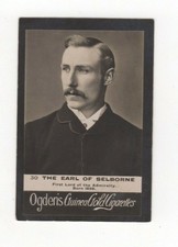 Ogden cigarette card: Earl of Selborne, First Lord of the Admiralty
