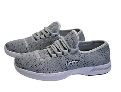 KR Strikeforce Maui Bowling Shoes Gray Womens Size 7 Knit Lace Up New