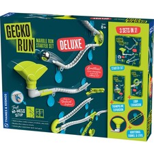 Gecko Run Marble Run Deluxe Starter Set by Thames Kosmos Vertical Marble...