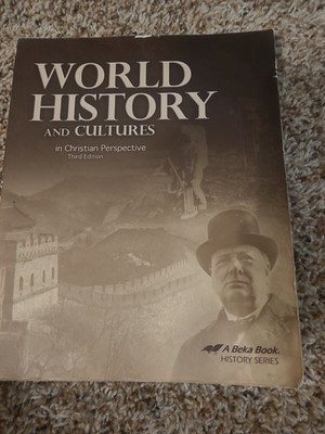 Abeka World History and Cultures in Christian Perspective 3rd Ed paperback 2016