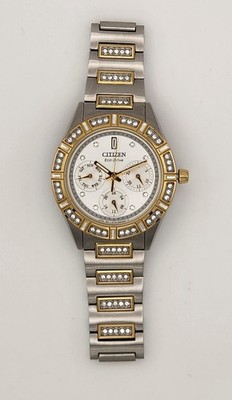 Citizen Eco-Drive Gemmed Stainless Women