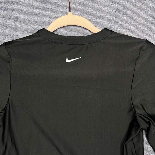 Nike Dri-FIT Training Top Womens Small Black Long Sleeve Crop Shirt. Workout Top - Picture 7 of 7