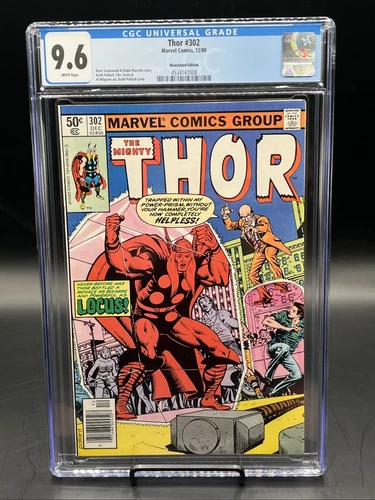 The Mighty Thor #302 (Marvel Comics December 1980) CGC Graded 9.6 White Pages