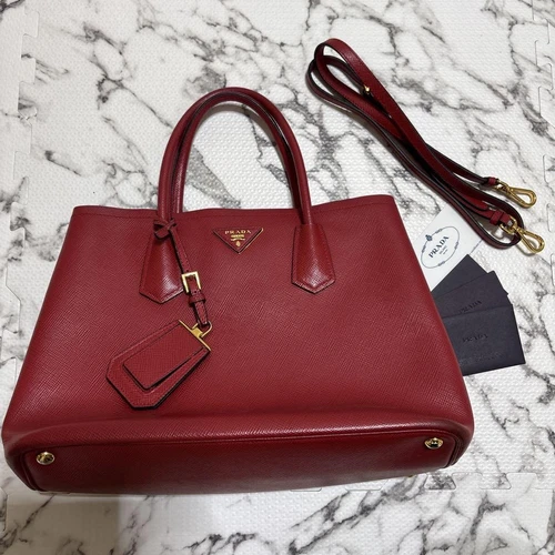 Sac fourre tout Prada Saffiano Cuir 2Way Bn2775 sac à main de luxe sac à main designer élégant