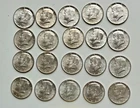 $10 1964 Kennedy Half-Dollars - 90% Silver 20-Coin Roll (BU)