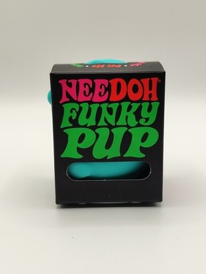 FUNKY PUP Nee Doh TEAL Pet Me Feel the Funk! NEEDOH NEW Sealed teal     