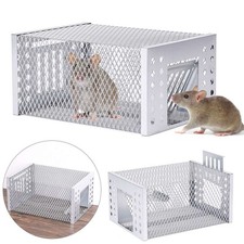 Humane Live Mouse Trap Yard Garden Rat Rodent Trap Catch Animal Cage Reusable US