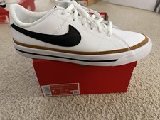 Size 7Y- Nike Court Legacy NN White