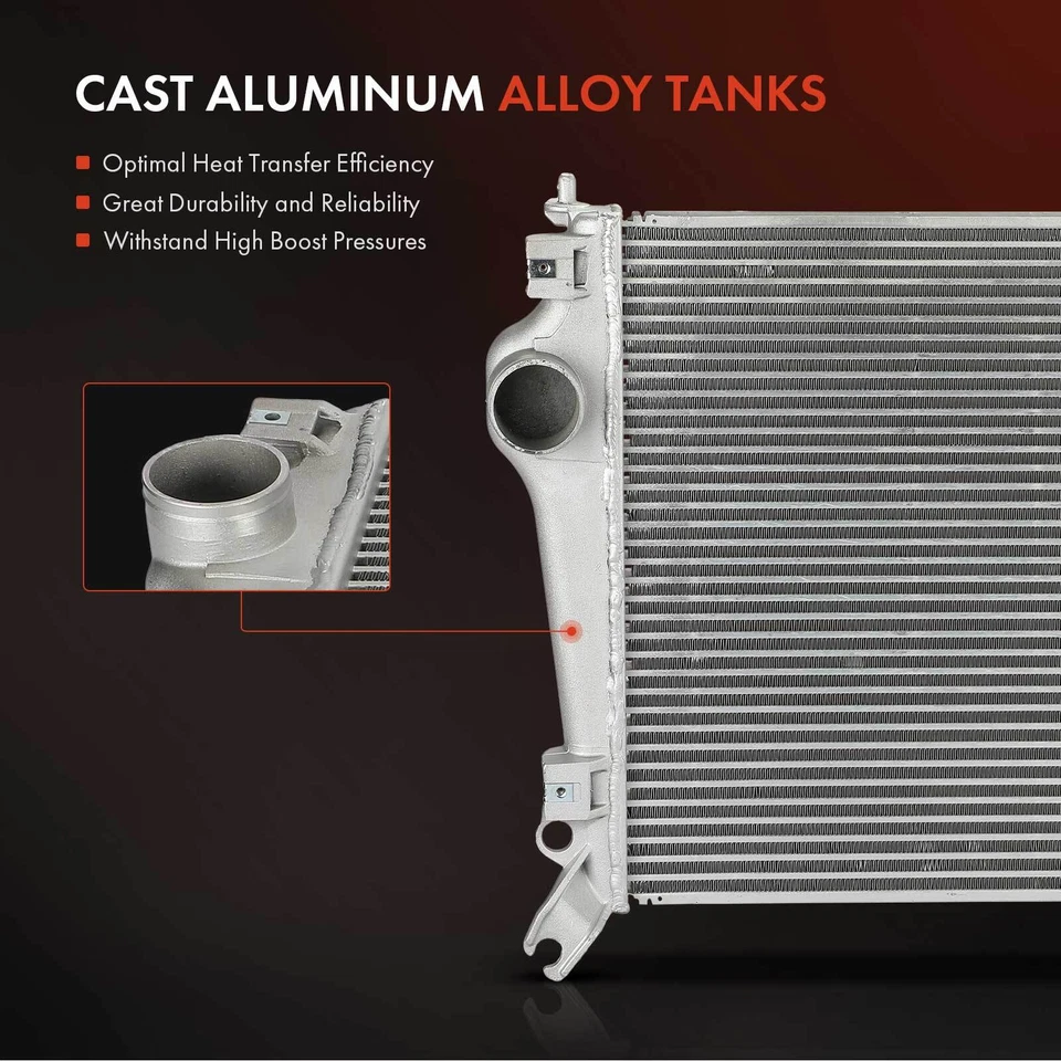 Intercooler para Chevy Silverado 2500 3500 HD GMC Sierra 2500 3500 HD 2011-2016 Foto 3 de 4