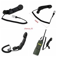 H-250 Radio Handset 6-Pin Tactical Handheld Speaker Mic for AN/PRC152 AN/PRC148