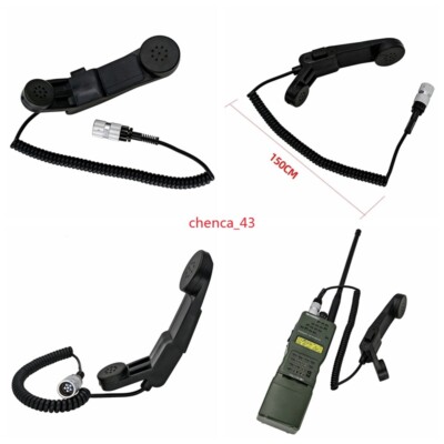 H-250 Radio Handset 6-Pin Tactical Handheld Speaker Mic for AN
