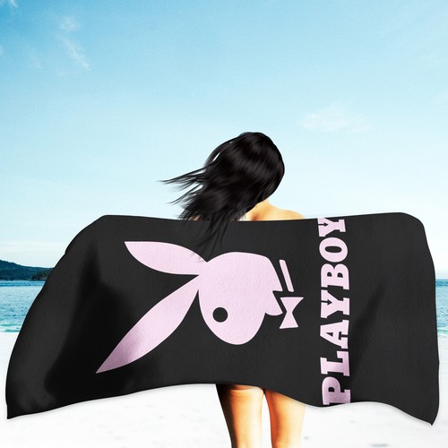 Playboy Badetuch Bunny 70x140 cm Baumwolle Strandtuch Handtuch - Bild 2 von 7