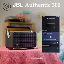 JBL Authentics 300 Wireless Home Speaker Music Streaming Built in Alexa Google