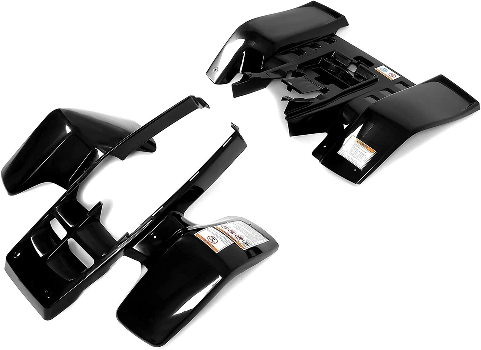 Guardabarros delantero + trasero carrocería de plástico para Yamaha Banshee 350 YFZ350 1987-2006 (Negro) Foto 3 de 4