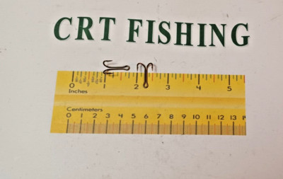 EAGLE CLAW 774D BRONZE DOUBLE HOOK SIZE 6 50 PACK