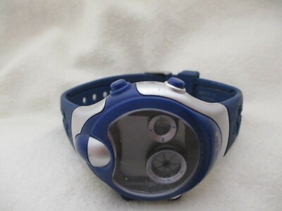Old Navy Watch Digital Navy Blue Buckle Band