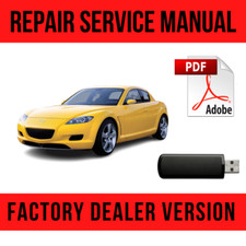 Mazda Rx8 Rx-8 Rx 8 2003-2008 Factory Repair Manual Usb