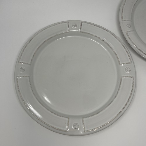 Pair of Juliska Berry & Thread French Panel Dinner Plates, Gently Used - Picture 2 of 13