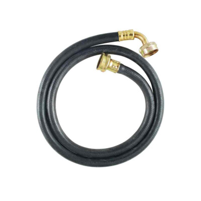 LDR Industries 504 1250 Inlet Hose, 5-Foot Gooseneck, Black
