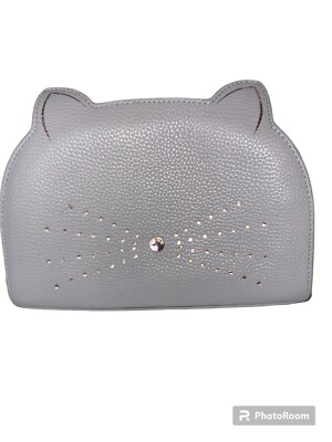 TED BAKER - KIRSTIE CAT CROSSBODY CHAIN LEATHER PURSE  Ted Baker Kirstie cat crossbody leather purse -discontinued main image 2