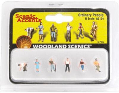 Woodland Scenics A2124 N Scale Ordinary People