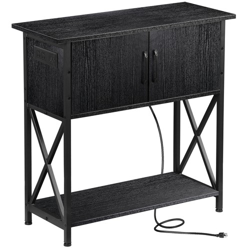 Metal Frame Aquarium Stand Reptile Turtle Fish Tank Stand with Cabinet Storage - Picture 11 of 20
