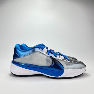 Nike Zoom Freak 5 EP Ode To Your First Love Silver Basketball Shoes Men's Size 8