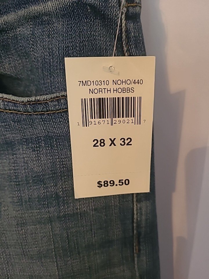 NWT Lucky Brand Men’s 110 Slim Fit Low Rise Jeans 28x32 North Hobbs