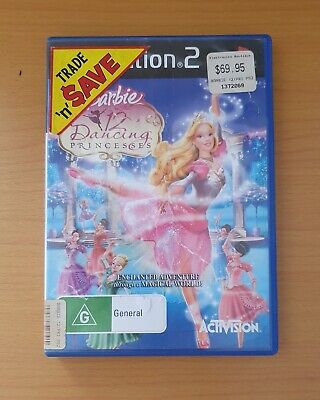 Barbie 12 Dancing Princess Sony PlayStation 2 PS2 Game FREE P&P