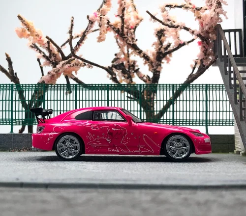 Street Weapon 1/64 Scale Honda S2000 Pink Diecast Car Model Toy Gift NIB - Bild 5 von 10