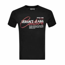 VERSACE JEANS COUTURE LOGO PRINT T SHIRT