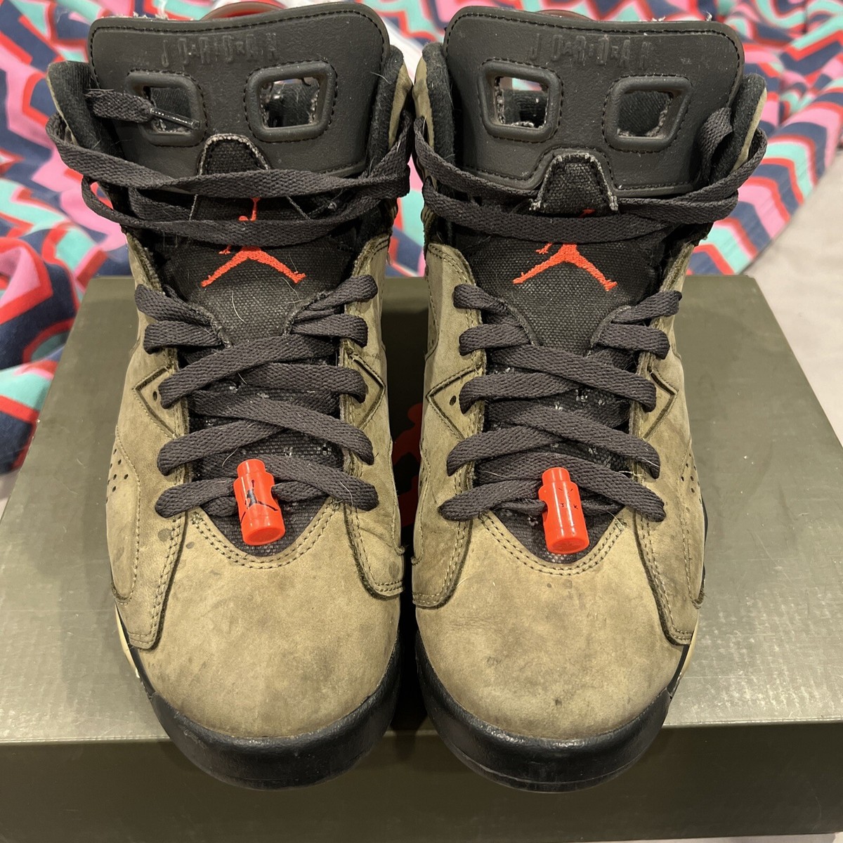 Jordan 6 Retro x Travis Scott Mid Olive (Size 8) 193150605345| eBay