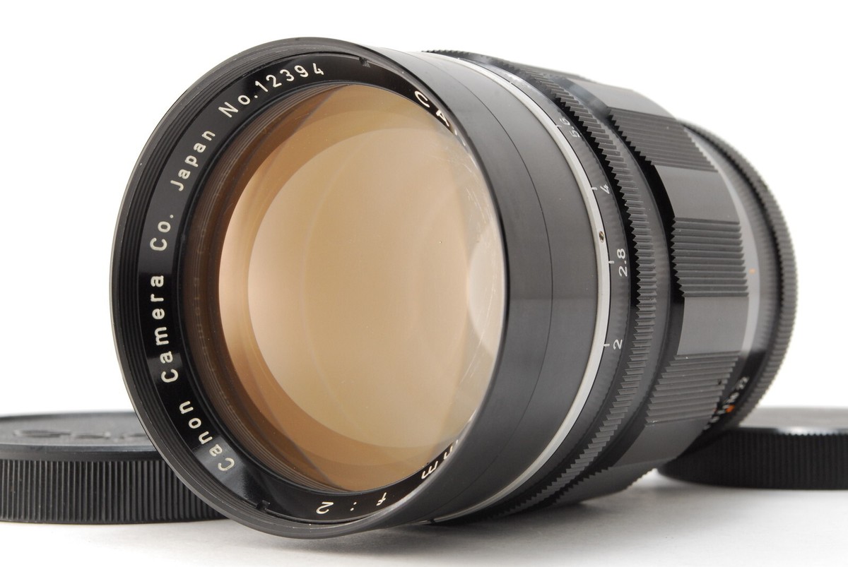 CANON LENS 100mm f/2 L39 LTM ライカマウント 🎦 [Exc+5] Canon 100mm F/2 MF Lens For L39 LTM Leica Screw