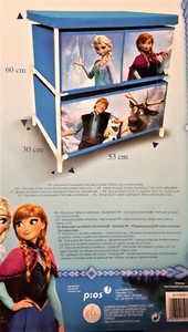 Disney Frozen Eiskonigin Spielzeug Regal Anna Elsa Olaf Aufbewahrungs Box Ebay