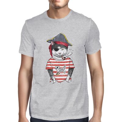 1Tee Herren T-Shirt Jolly Roger Cat